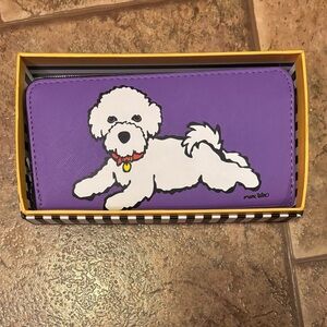 NWT Marc Tetro Bichon Frise wallet